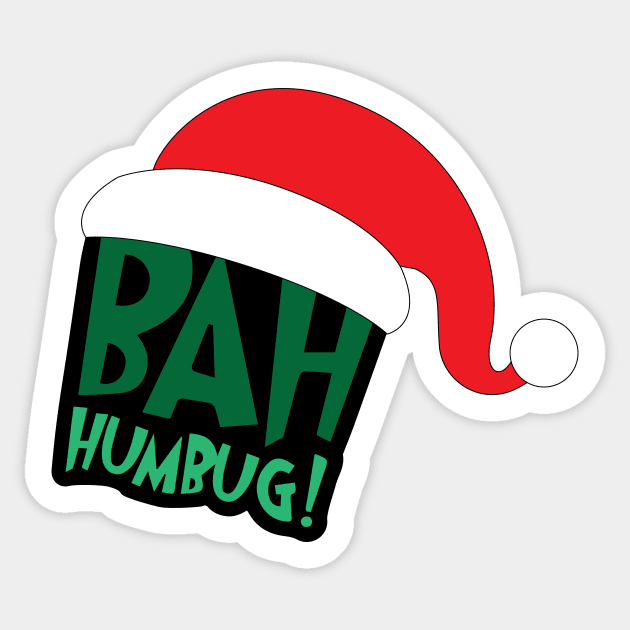 Bah Humbug Sticker by imlying